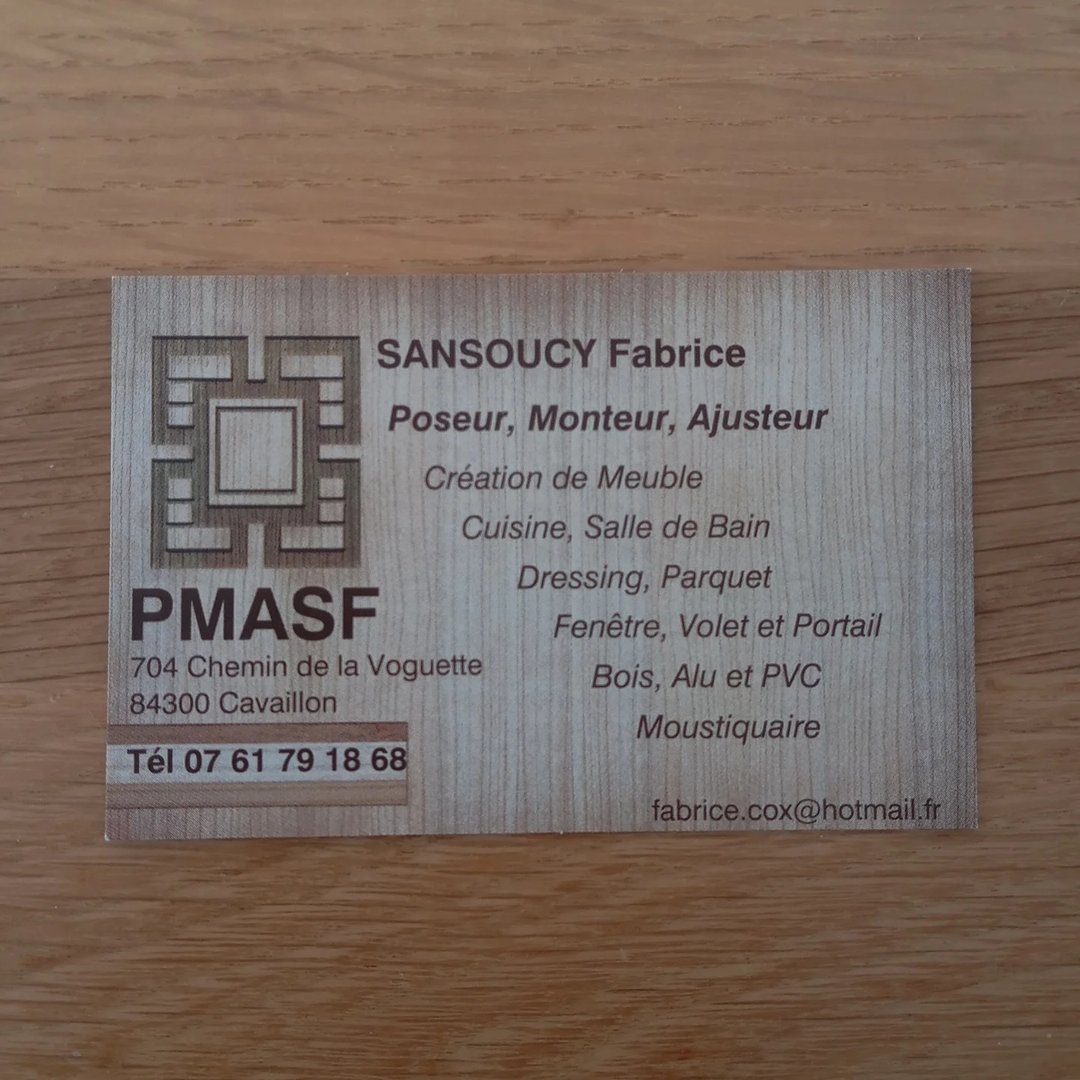 PMASF Menuiserie - Sansoucy Menuiserie