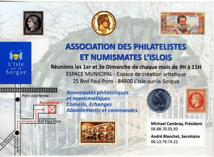 Association des philatélistes et numismates l'islois (APNI)