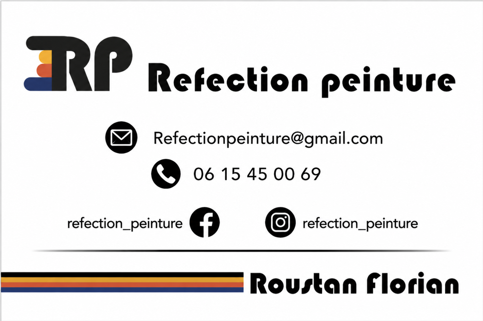 Refection peinture